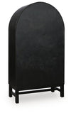 Greddinton Display Cabinet - Black/Brown