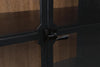Greddinton Display Cabinet - Black/Brown