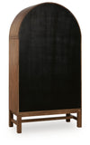 Greddinton Display Cabinet - Brown/Black