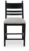 Greddinton Counter Height Barstool - Black (PCD824-724)