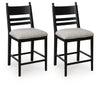 Greddinton Counter Height Barstool - Black (PCD824-724)