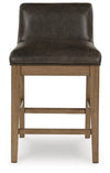 Cabalynn Counter Height Barstool - Two-tone Brown