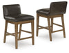 Cabalynn Counter Height Barstool - Two-tone Brown