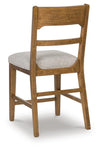 Cabalynn Counter Height Barstool - Oatmeal/Light Brown