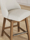 Cabalynn Counter Height Barstool - Oatmeal/Light Brown (D974-324)