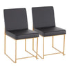 High Back Fuji Dining Chair - Set of 2