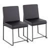 High Back Fuji Dining Chair - Set of 2