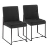 High Back Fuji Dining Chair - Set of 2