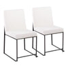 High Back Fuji Dining Chair - Set of 2