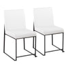 High Back Fuji Dining Chair - Set of 2