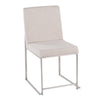 High Back Fuji Dining Chair - Set of 2