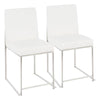 High Back Fuji Dining Chair - Set of 2