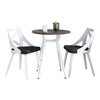 Clara-Charlotte Round Dinette Set - 3 Piece