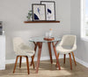 Folia Round Fabrico Dining Set - 3 Piece