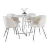 Cosmo-fran Dining Set - 5 Piece