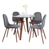 Folia-Pebble Round Dining Set - 5 Piece