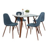 Folia Square Pebble Dining Set - 5 Piece