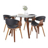 Folia-Symphony Square Dining Set - 5 Piece