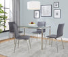 Fuji-mason Upholstered Swivel Dining Set - 5 Piece