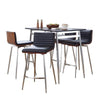 Marcel-mason Swivel Counter Height Dining Set - 5 Piece