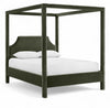 Dawson Velvet Upholstered Bed — Full / Green