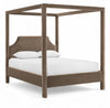 Dawson Velvet Upholstered Bed — Queen / Taupe