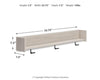 Socalle Wall Mounted Coat Rack with Shelf
