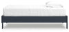 Simmenfort Twin Platform Bed - Navy Blue