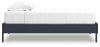 Simmenfort Twin Platform Bed - Navy Blue