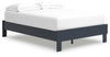 Simmenfort Full Platform Bed - Navy Blue (EB1528-112)
