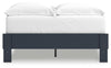 Simmenfort Full Platform Bed - Navy Blue (EB1528-112)