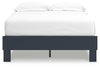 Simmenfort Full Platform Bed - Navy Blue (EB1528-112)