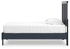 Simmenfort Twin Platform Bed - Navy Blue (EB1528B1)