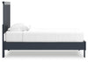 Simmenfort Twin Platform Bed - Navy Blue (EB1528B1)