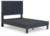 Simmenfort Full Platform Bed - Navy Blue