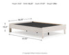 Socalle Full Platform Bed - Light Natural