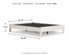 Socalle Queen Platform Bed - Light Natural