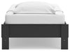 Socalle Twin Platform Bed - Black
