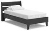 Socalle Twin Panel Platform Bed - Black