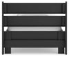 Socalle Twin Panel Platform Bed - Black