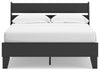 Socalle Full Panel Platform Bed - Black