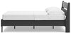 Socalle Full Panel Platform Bed - Black