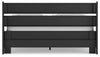 Socalle Queen Panel Platform Bed - Black