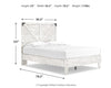 Shawburn Full Crossbuck Panel Platform Bed