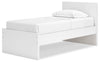 Onita Twin Panel Platform Bed - White