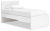 Onita Twin Panel Platform Bed - White