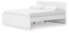 Onita King Panel Platform Bed - White