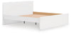 Onita King Panel Platform Bed - White