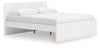 Onita King Panel Platform Bed - White