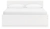 Onita King Panel Platform Bed - White